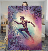 Seaside Fantasy Plush Blanket - Beyond T-shirts